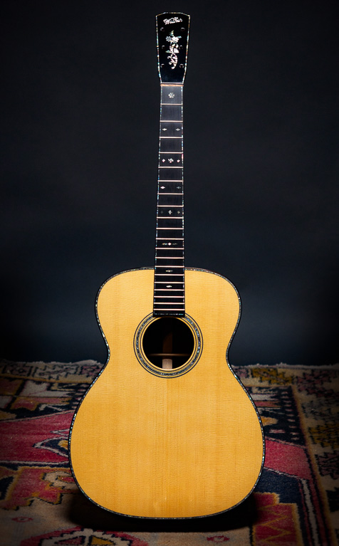 The neck is set and the frets are in! It's getting close now.