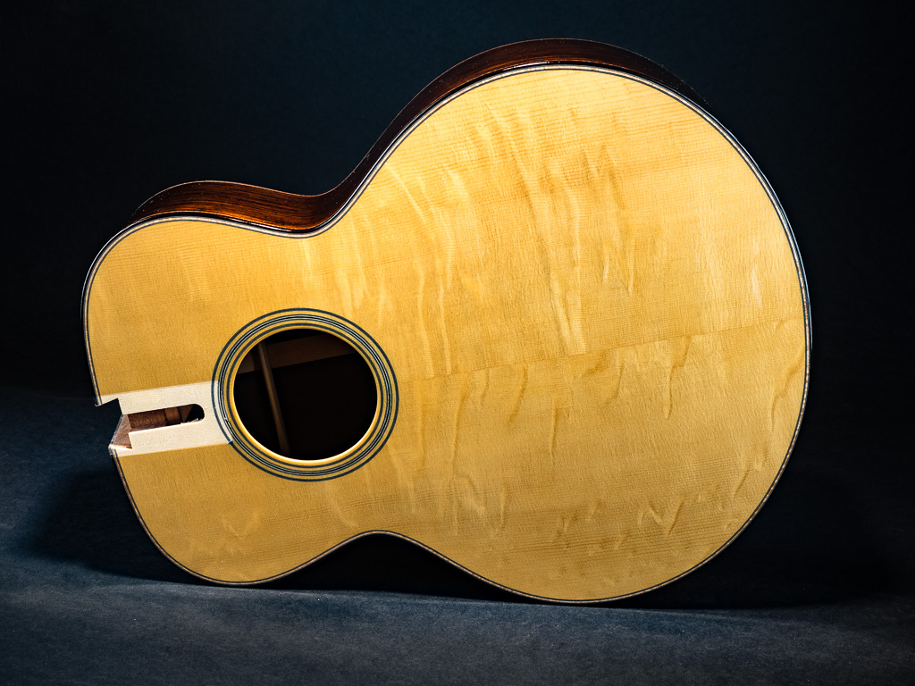Final coat of varnish curing