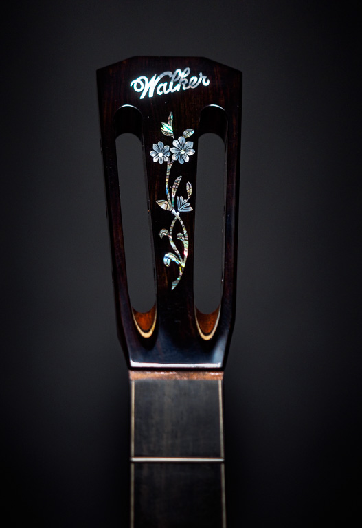 Finish completed on the neck.