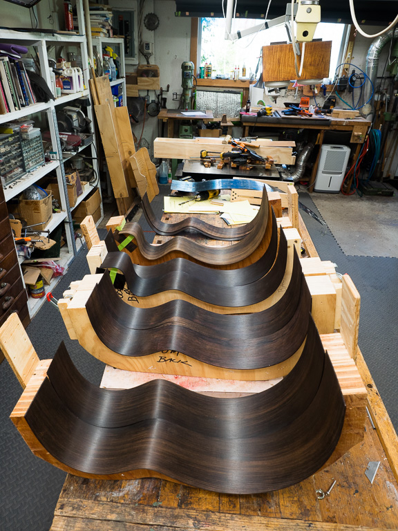 All the sides are bent a little long. I'm getting ready to mark them and trim them to length