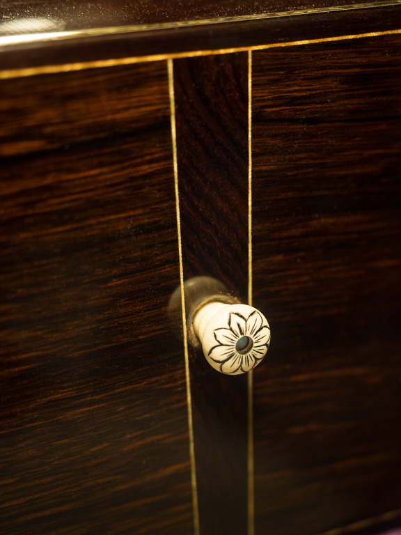 Hand engraved Endpin