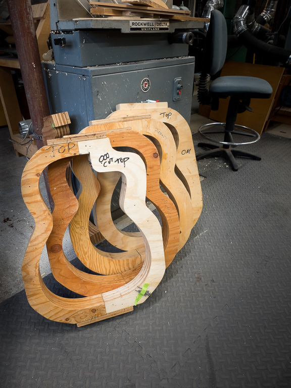 The building frames including the new 000 cutaway.