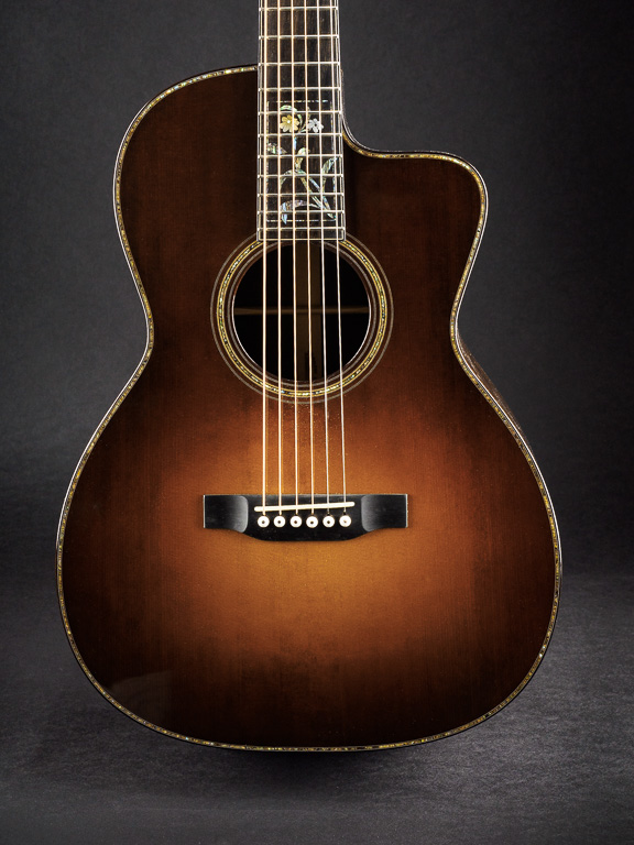 Loar style sunburst on Adirondack spruce